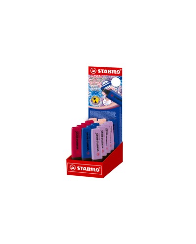Rotulador stabilo boss fluorescente nature colors wildflower edition expositor de 15 unidades colores