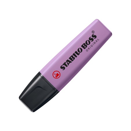 Rotulador stabilo boss fluorescente nature colors wildflower edition color lila grisaceo