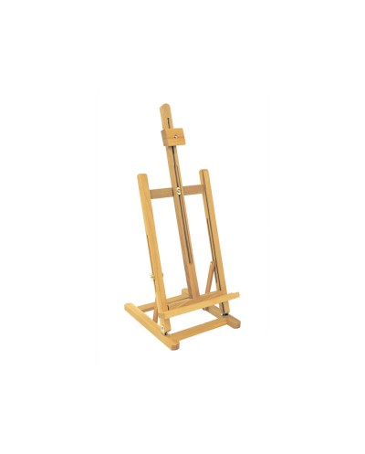 Caballete pintor de sobremesa liderpapel madera de pino barnizado 80x275x30 cm certificado fsc
