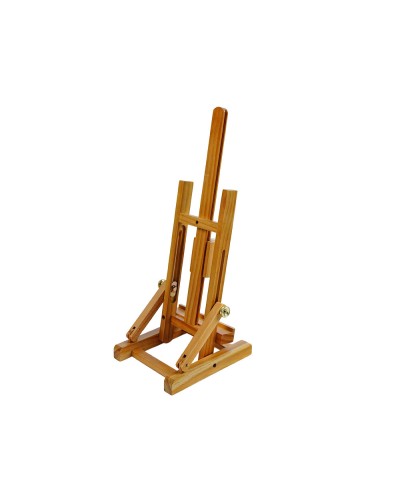 Caballete pintor de sobremesa liderpapel madera de pino barnizado 34x16x13 cm certificado fsc