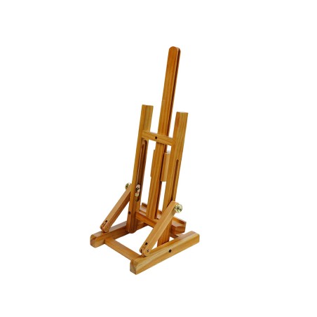 Caballete pintor de sobremesa liderpapel madera de pino barnizado 34x16x13 cm certificado fsc