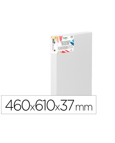 Bastidor 3d extragrueso liderpapel 12p grapado parte trasera algodon 100 46x61 cm gramaje 380g m2 certificado