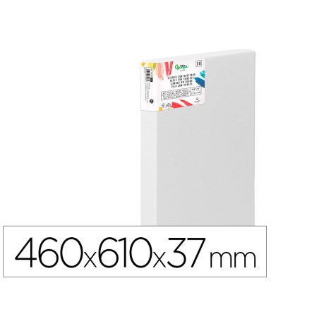 Bastidor 3d extragrueso liderpapel 12p grapado parte trasera algodon 100 46x61 cm gramaje 380g m2 certificado