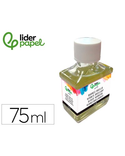 Barniz acabado brillante liderpapel para pintura bote de 75 ml