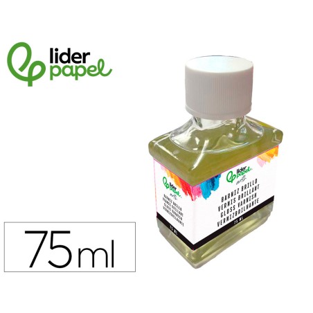 Barniz acabado brillante liderpapel para pintura bote de 75 ml