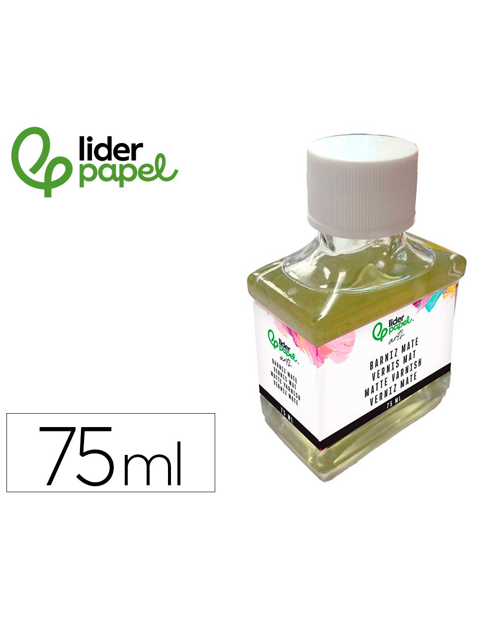 Barniz acabado mate liderpapel para pintura bote de 75 ml