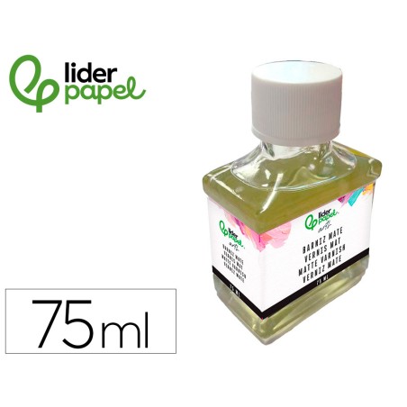 Barniz acabado mate liderpapel para pintura bote de 75 ml