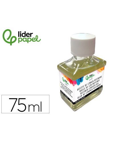 Aceite de linaza refinado liderpapel bote de 75 ml