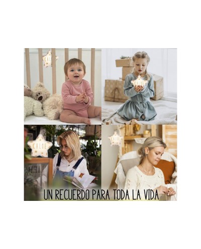 Lampara vintiun personalizable mini star