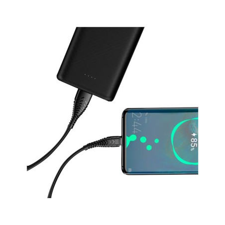 Cable veger usb a lightning 20 12m negro