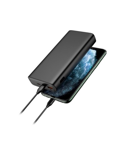 Powerbank veger 20000mah negra 2usb c usb a leds de carga