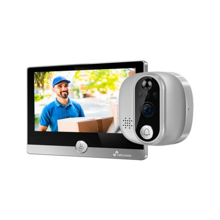 Mirilla inteligente nivian wifi 43 tft lcd