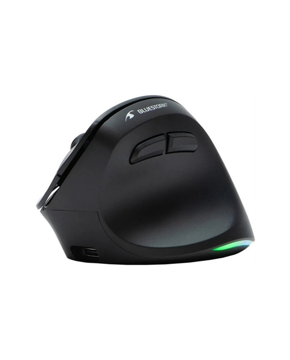 Raton bluestork m wl ergo lumi ergonomico inalambrico negro