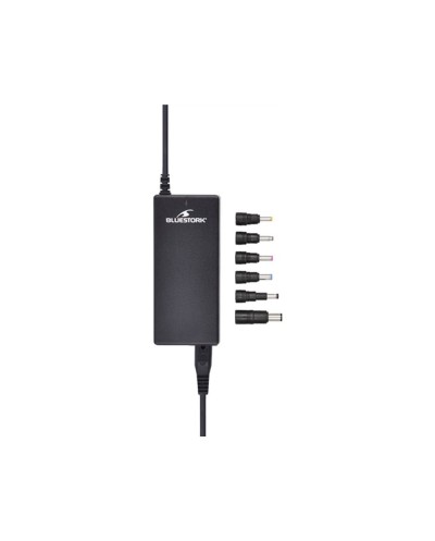 Cargador para portatil bluestork pw nb 90 hp 90w 6 salidas negro