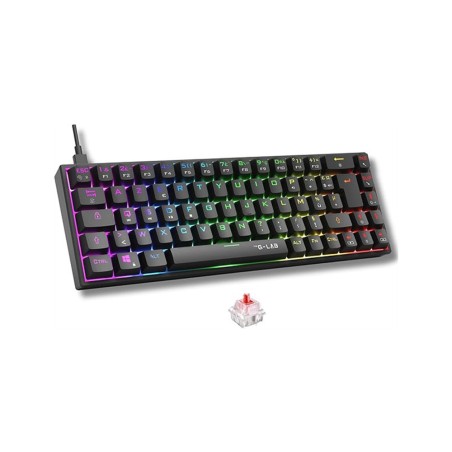 Teclado gaming the g lab keyz titan b sp mecanico negro
