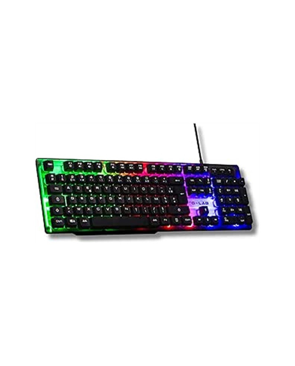Teclado gaming the g lab keyz neon sp mecanico rainbow