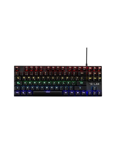 Teclado gaming the g lab keyz mercury b sp mecanico rainbow