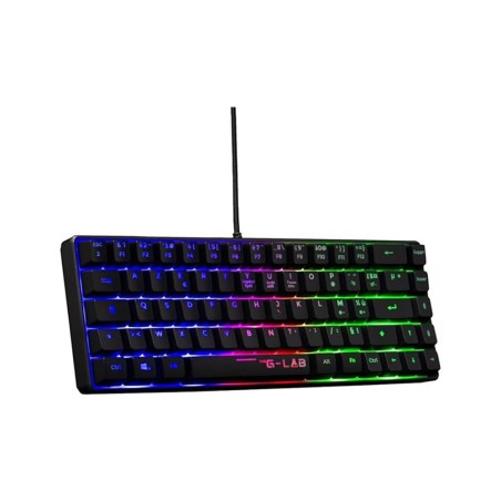 Teclado gaming the g lab keyz hydrogen sp con cable rainbow