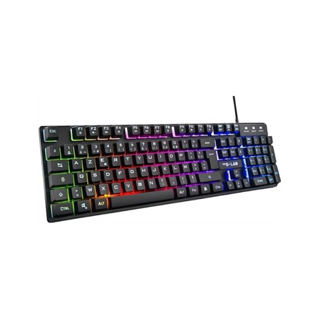 Teclado gaming the g lab keyz caesium sp semimecanico negro