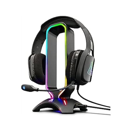 Soporte para auriculares the g lab gaming universal retroiluminado negro