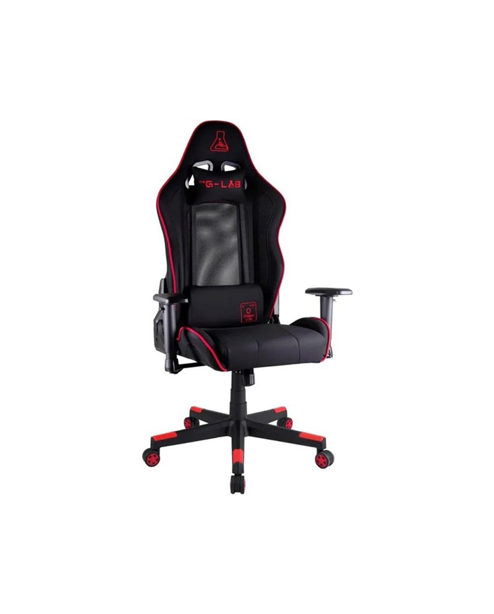 Silla gaming the g lab kx oxygen xl red malla roja