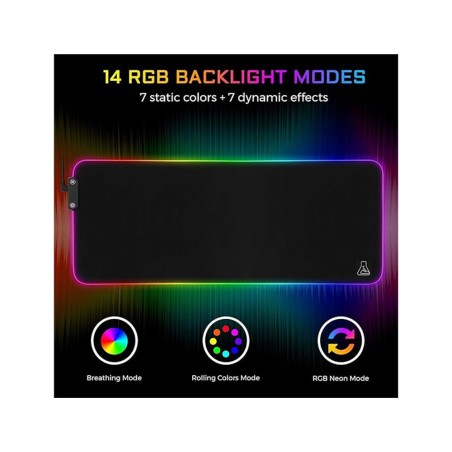 Alfombrilla para raton the g lab xxl pad rubidium gaming 800x300x4mm