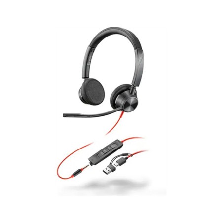 Auriculares poly blackwire 3325 triple conexion