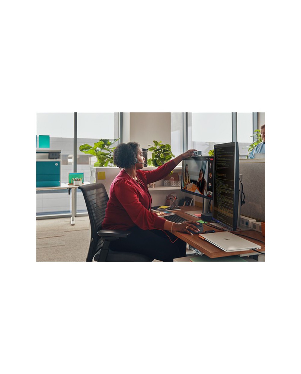 Auriculares poly blackwire 3310 mono con auricular giratorio 180