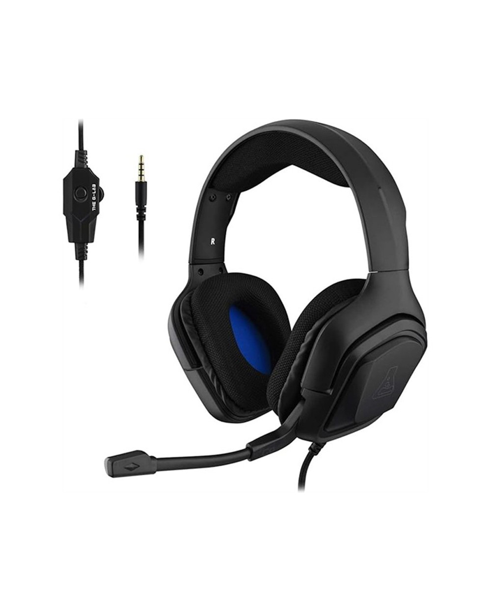 Auriculares gaming the g lab korp cobalt b jack 35mm negro