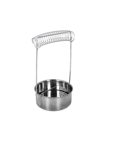 Limpiador con soporte liderpapel para brochas y pinceles de aluminio 18x105 cm