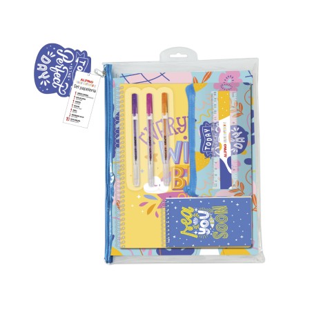 Set de papeleria alpino color experience perfect day