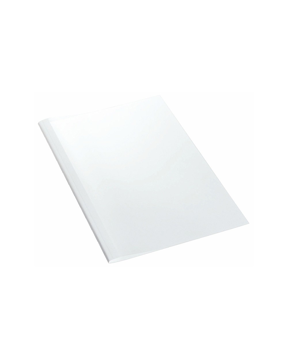 Tapa de encuadernacion termica leitz lomo 4 mm color blanco caja de 100 unidades