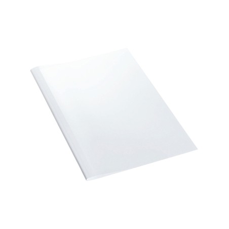 Tapa de encuadernacion termica leitz lomo 15 mm color blanco caja de 100 unidades