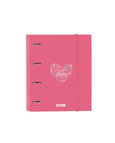 Carpeta con recambio safta din a4 cuadro 5 mm con goma y 5 separadores safta feeling