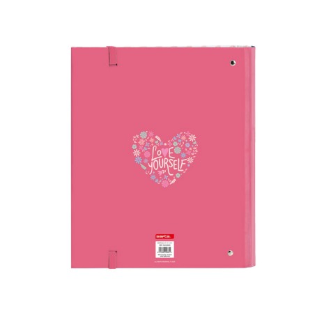 Carpeta con recambio safta din a4 cuadro 5 mm con goma y 5 separadores safta feeling