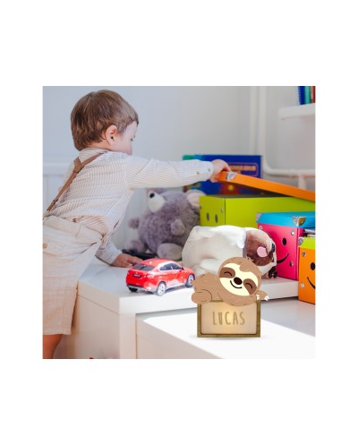 Lampara vintiun personalizable little lazy bear