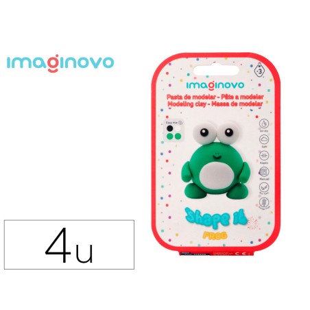 Pasta para modelar imaginovo de secado al aire set de colores surtidos con instrucciones rana