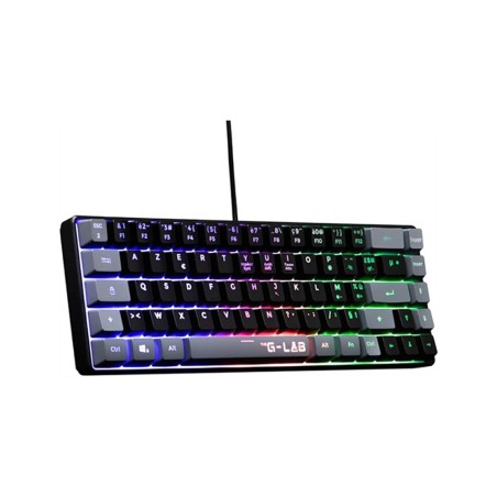 Teclado gaming the g lab keyz hydro bkg semimecanico rainbow