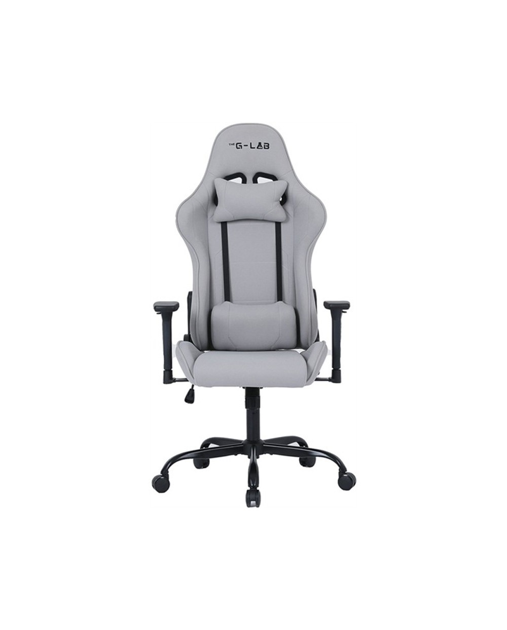 Silla gaming the g lab ks platinium grey tela gris