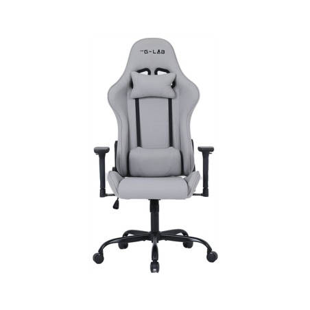 Silla gaming the g lab ks platinium grey tela gris