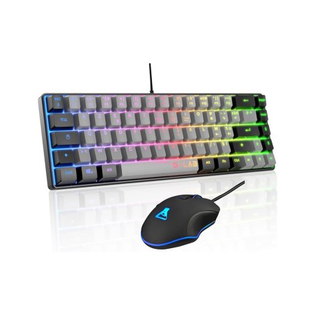 Set teclado raton gaming the g lab combo hydro grb sp 2 en 1