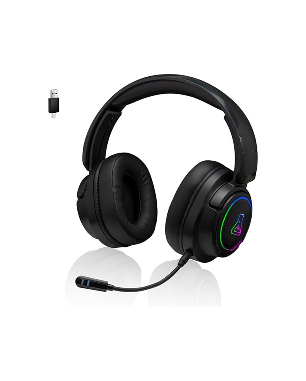 Auriculares gaming the g lab korp iridium inalambricos negro