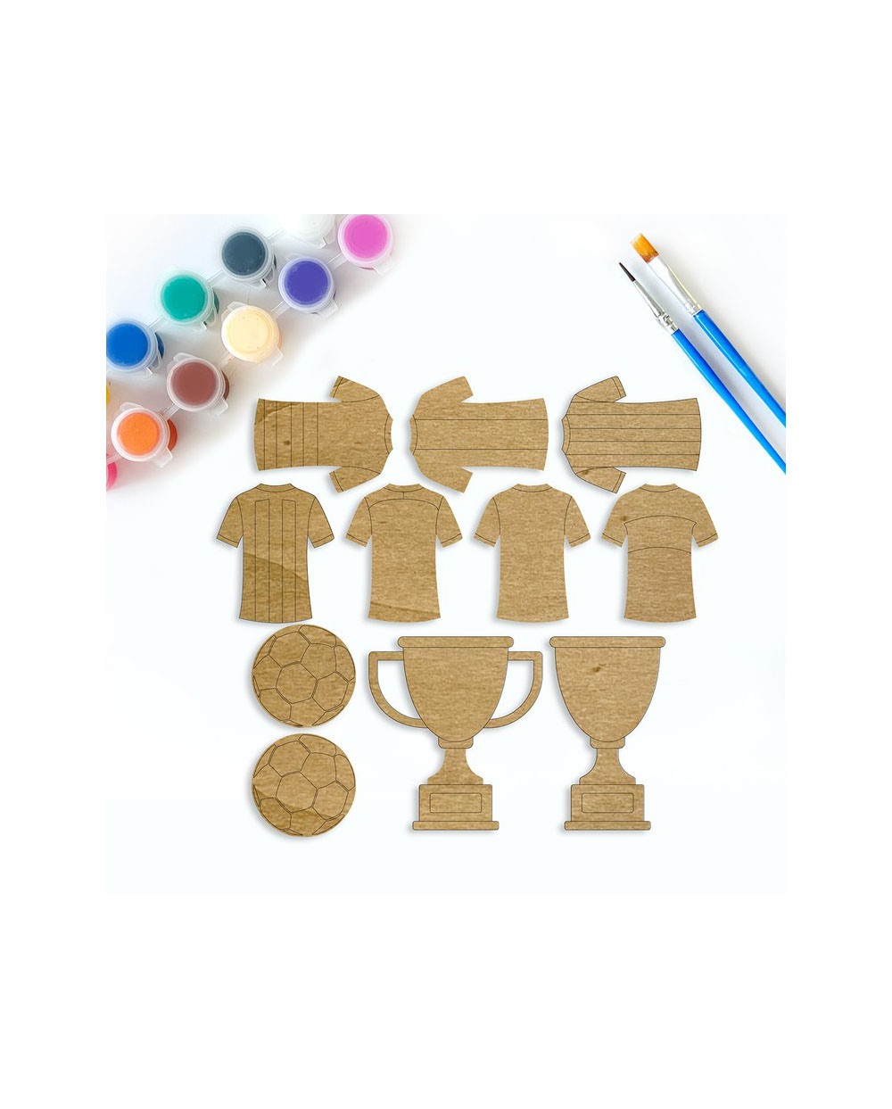 Kit para colorear vintiun football team