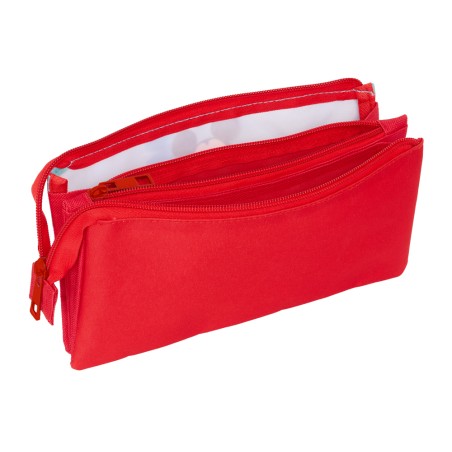 Bolso escolar portatodo safta triple mickey mouse 120x220x30 mm