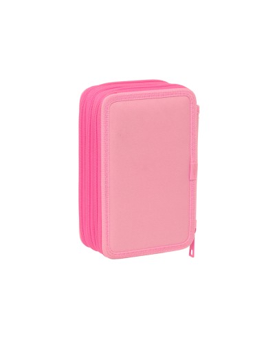 Plumier escolar safta triple 37 piezas princesas 195x125x55 mm