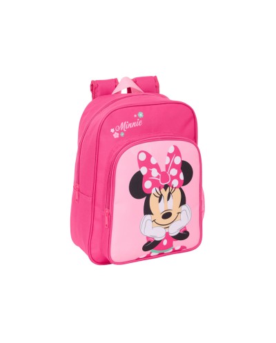 Mochila safta infantil adaptable carro minnie mouse 340x260x110 mm