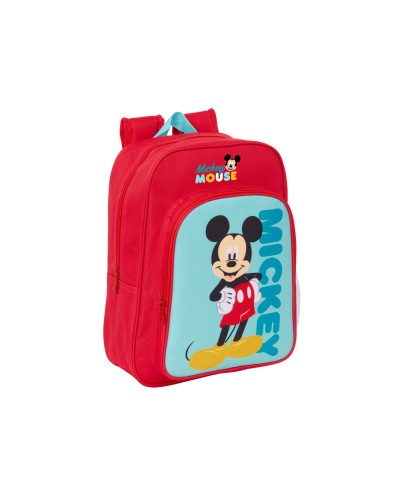 Mochila safta infantil adaptable carro mickey mouse 340x260x110 mm