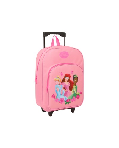 Mochila safta grande con ruedas princesas 420x320x140 mm