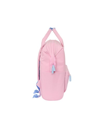 Mochila safta con asas para portatil 13 benetton pink 190x270x400 mm