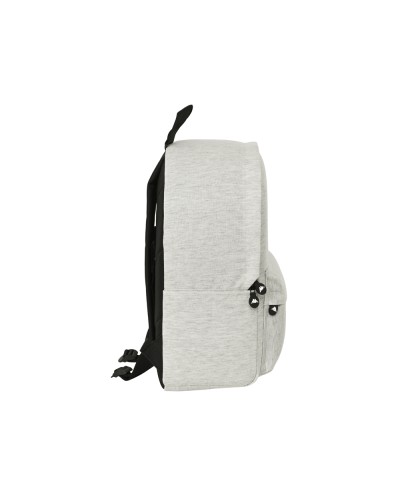 Mochila safta para portatil 141 kappa grey knit 400x310x160 mm